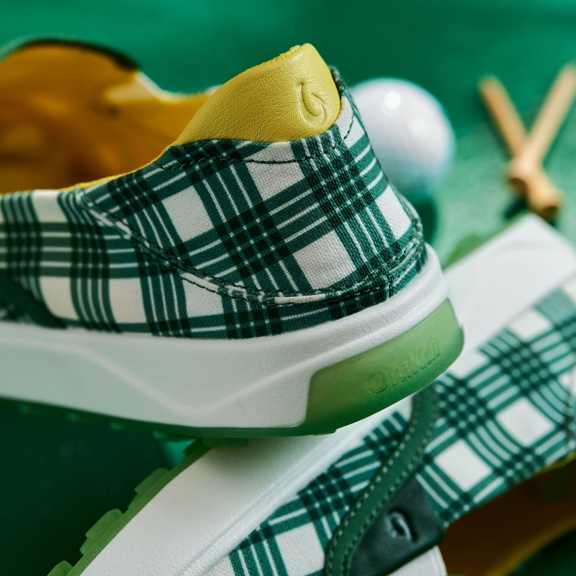 Wai'alae Slip On - Medium Green / Bright White - Image 8